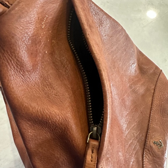 Elegant Brown Leather Backpack convertible bag main image 5